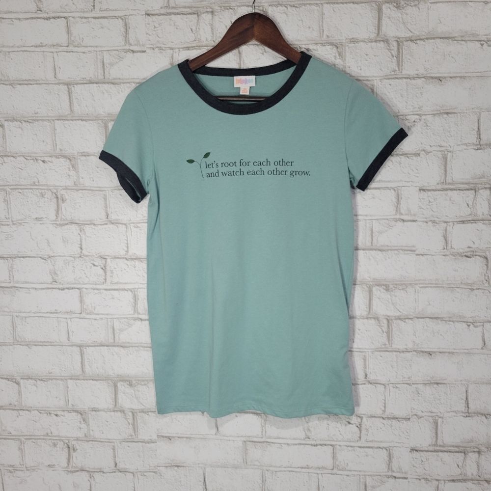 LuLaRoe "Grow With Eachother" graphic tee